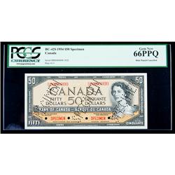 BC-42S 1954 $50. Specimen. PCGS Gem New 66PPQ