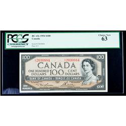 BC-43c 1954 $100. PCGS Choice New 63