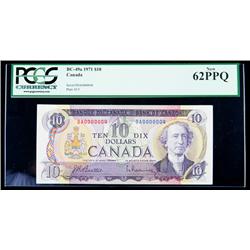 BC-49a 1971 $10. PCGS New 62PPQ