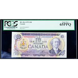 BC-49c-i 1971 $10. PCGS Gem New 65PPQ