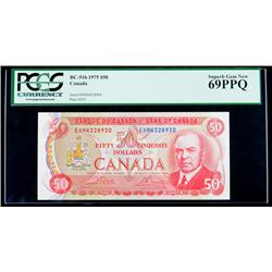 BC-51b 1975 $50. PCGS Superb Gem New 69PPQ