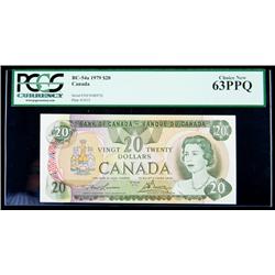 BC-54a 1979 $20. Two Consecutive. PCGS Choice New 63PPQ