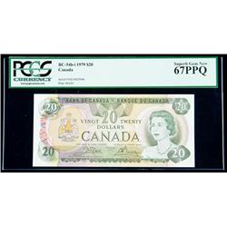 BC-54b-i 1979 $20. Two Consecutive. PCGS