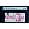 Image 1 : BC-61aA 1988 $1,000. Replacement. PMG Gem Uncirculated
