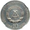 Image 2 : German Democratic Republic. 10 Mark, 1966. NGC UNC