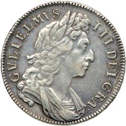 Great Britain. Halfcrown, 1701. VF