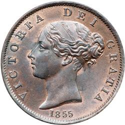Great Britain. Halfpenny, 1855. UNC
