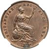 Image 2 : Great Britain. Penny, 1858 over 7. NGC MS63