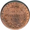 Image 2 : British India. 1/4 Anna, 1858 (W). NGC MS64