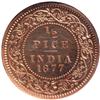 Image 2 : British India. 1/2 Pice, 1877. NGC MS62