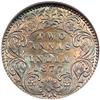 Image 2 : British India. 2 Annas, 1877-C. NGC MS65