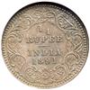 Image 2 : British India. 1/4 Rupee, 1891-C. NGC MS63