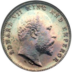 British India. 2 Annas, 1906-C. NGC MS64