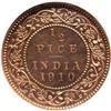 Image 2 : British India. 1/2 Pice, 1910-C. NGC PF63