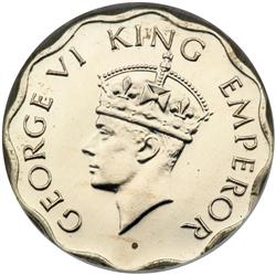 British India. Anna, 1938-C. NGC MS63
