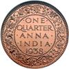 Image 2 : British India. 1/4 Anna, 1938-C. NGC MS63