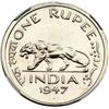 Image 2 : British India. Rupee, 1947-B. NGC MS66