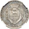 Image 2 : Italian Colonies - Italian Somaliland. Prova 5 Lire, 1925-R. NGC MS60