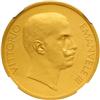 Image 1 : Italy. Pattern Gilt Bronze 100 Lire, 1903-R. NGC PF65