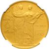 Image 2 : Italy. Pattern Gilt Bronze 100 Lire, 1903-R. NGC PF65