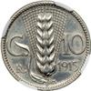 Image 2 : Italy. Pattern 10 Centesimi, 1915-R. NGC MS63
