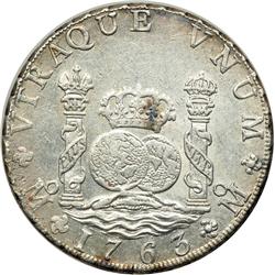 Mexico. 8 Reales, 1763-Mo-MF. EF