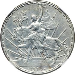 Mexico. Peso, 1914. NGC EF