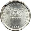 Image 2 : Philippines. 10 Centavos, 1907. NGC MS65