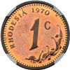 Image 2 : Rhodesia. Cent, 1970. NGC PF65