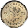 Image 2 : Rhodesia. 5 Cents, 1973. NGC PF66