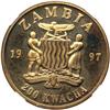 Image 1 : Zambia. Trial 200 Kwacha, 1997. NGC PF63