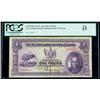 Image 1 : SCWPM# 155 01 Aug 1934 1 Pound. PCGS Fine 15