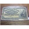 Image 1 : 1900 CANADA 25 CENT FRACTIONAL CURRENCY