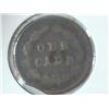 Image 2 : 1863 CIVIL WAR TOKEN CLIPPED PLANCHET