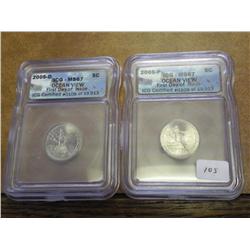 2005-P/D OCEAN VIEW NICKELS ICG MS67