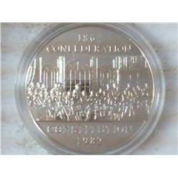 1982 CANADA CONSTITUTION SILVER DOLLAR