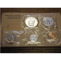 1961 US SILVER PROOF SET (NO QUARTER)