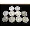 Image 1 : 10 ASSORTED WASHINGTON SILVER QUARTERS