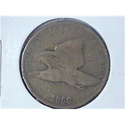 1858 (LARGE LETTER) FLYING EAGLE CENT