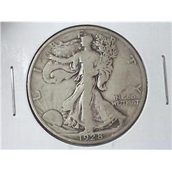1928-S WALKING LIBERTY HALF DOLLAR