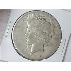 1922-S PEACE SILVER DOLLAR