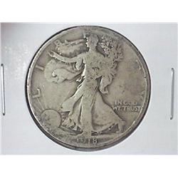 1918 WALKING LIBERTY HALF DOLLAR