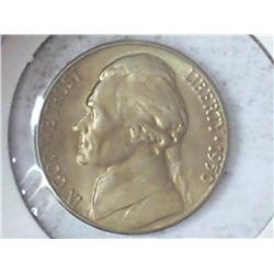 1950-D JEFFERSON NICKEL (UNC) (KEY DATE)