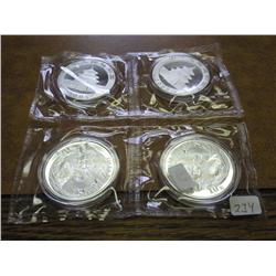 4-2005 CHINA 10 YUAN SILVER PANDA COINS (UNC)