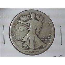 1916 WALKING LIBERTY HALF DOLLAR