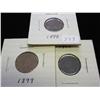 Image 1 : 1898, 99 & 1900 INDIAN HEAD CENTS