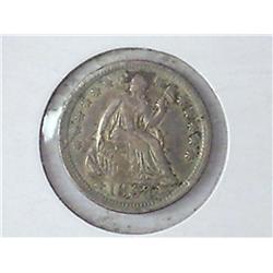 1854 SEATED LIBERTY HALF DIME (FINE)