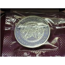 1972 ISLE OF MAN 25 PENCE PROOF