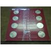 Image 2 : 2008-P/D PRESIDENTIAL $1 UNC SET 8 COINS