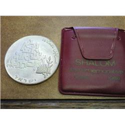 1969 ISRAEL 10 LIROT (UNC) SILVER .7524 OZ ASW